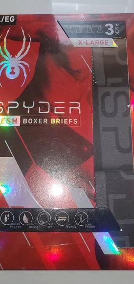 New Men's Spyder boxer briefs size XL - Picture 2 of 6